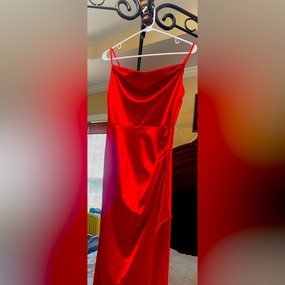 Beautiful red gown